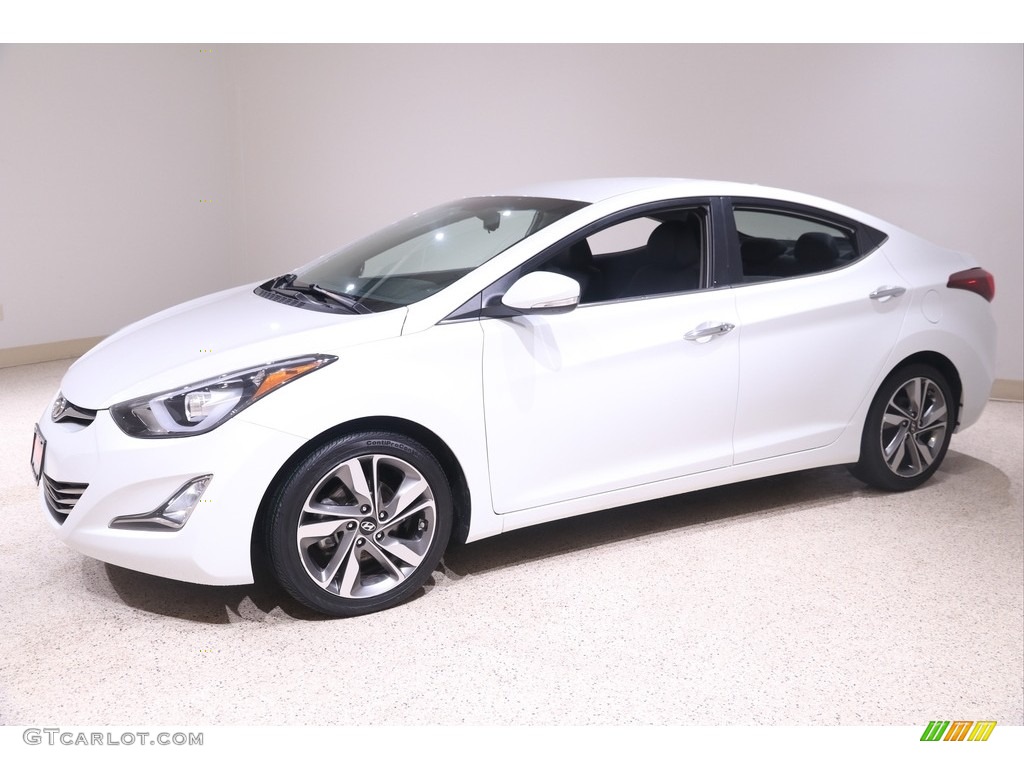 2016 Elantra Limited - White / Black photo #3