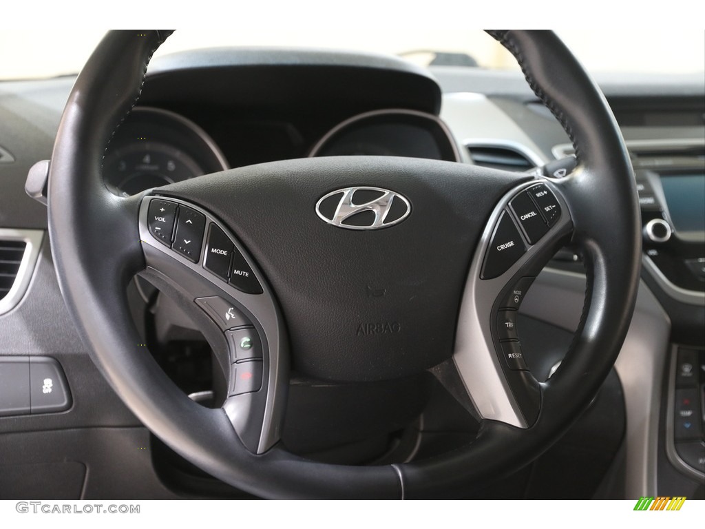 2016 Elantra Limited - White / Black photo #7