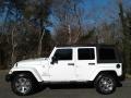 Bright White 2017 Jeep Wrangler Unlimited Sahara 4x4