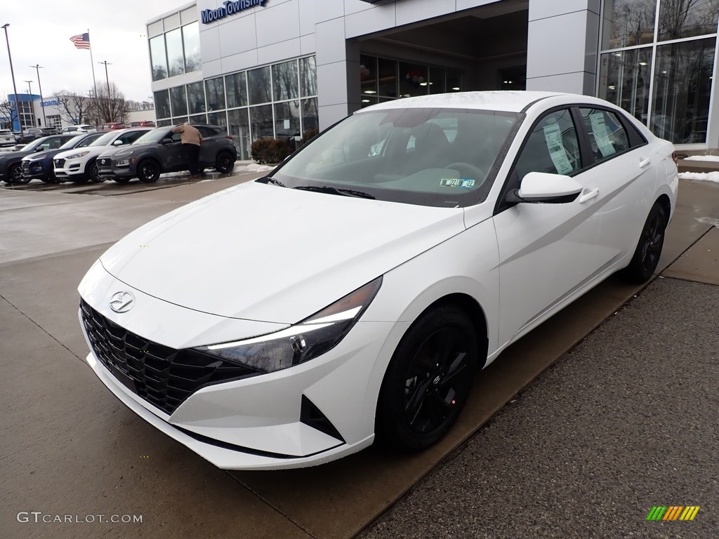 2021 Elantra SEL - Quartz White / Medium Gray photo #5
