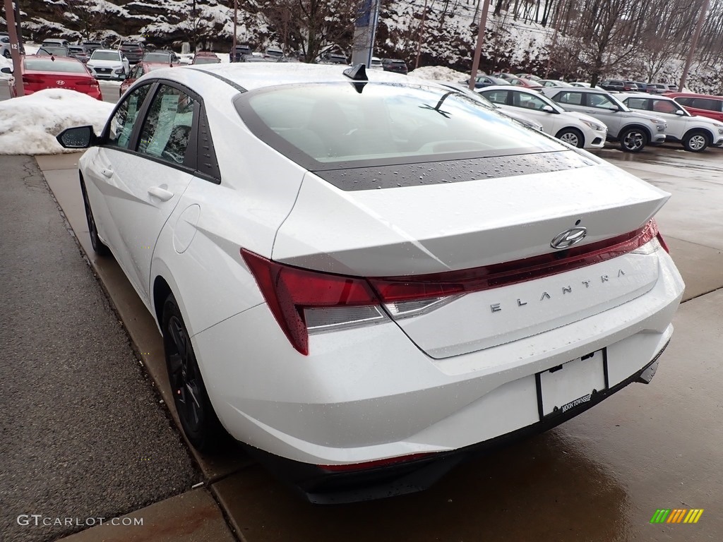 2021 Elantra SEL - Quartz White / Medium Gray photo #6