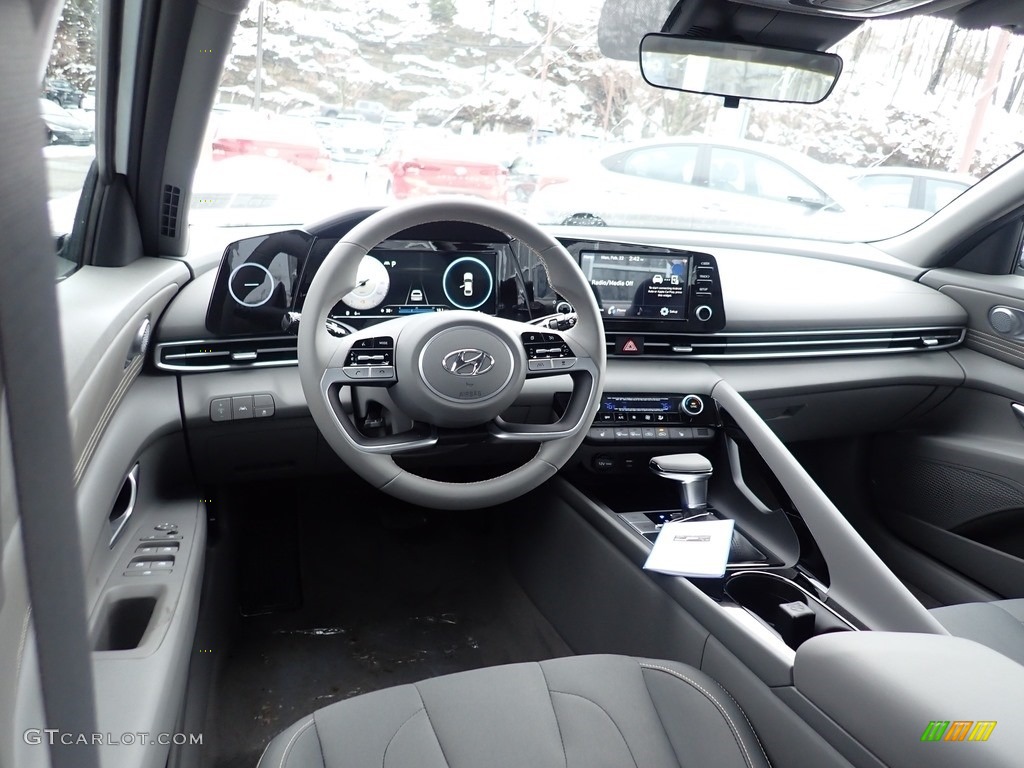 2021 Elantra SEL - Quartz White / Medium Gray photo #9