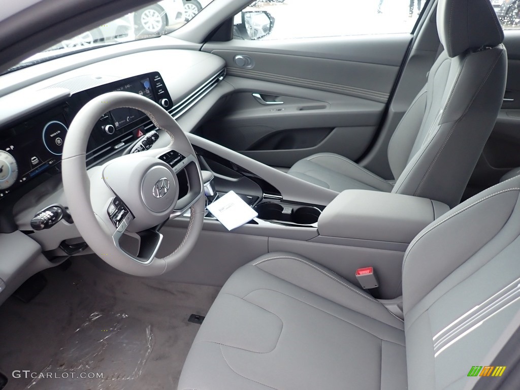 2021 Elantra SEL - Quartz White / Medium Gray photo #10