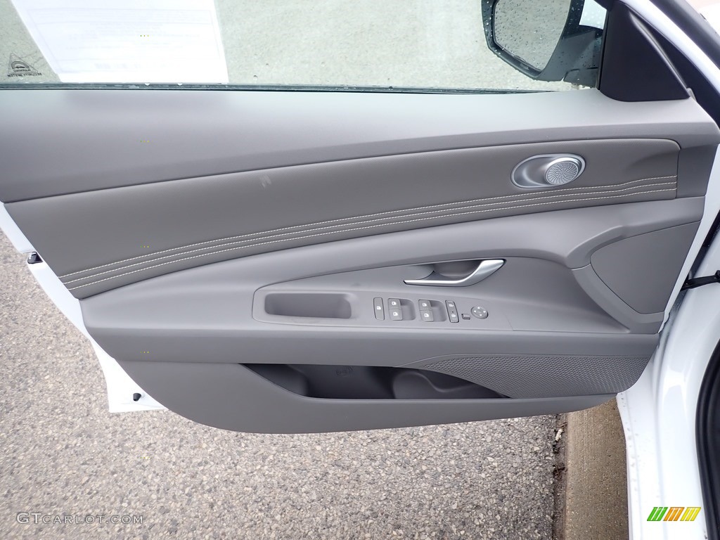 2021 Elantra SEL - Quartz White / Medium Gray photo #11