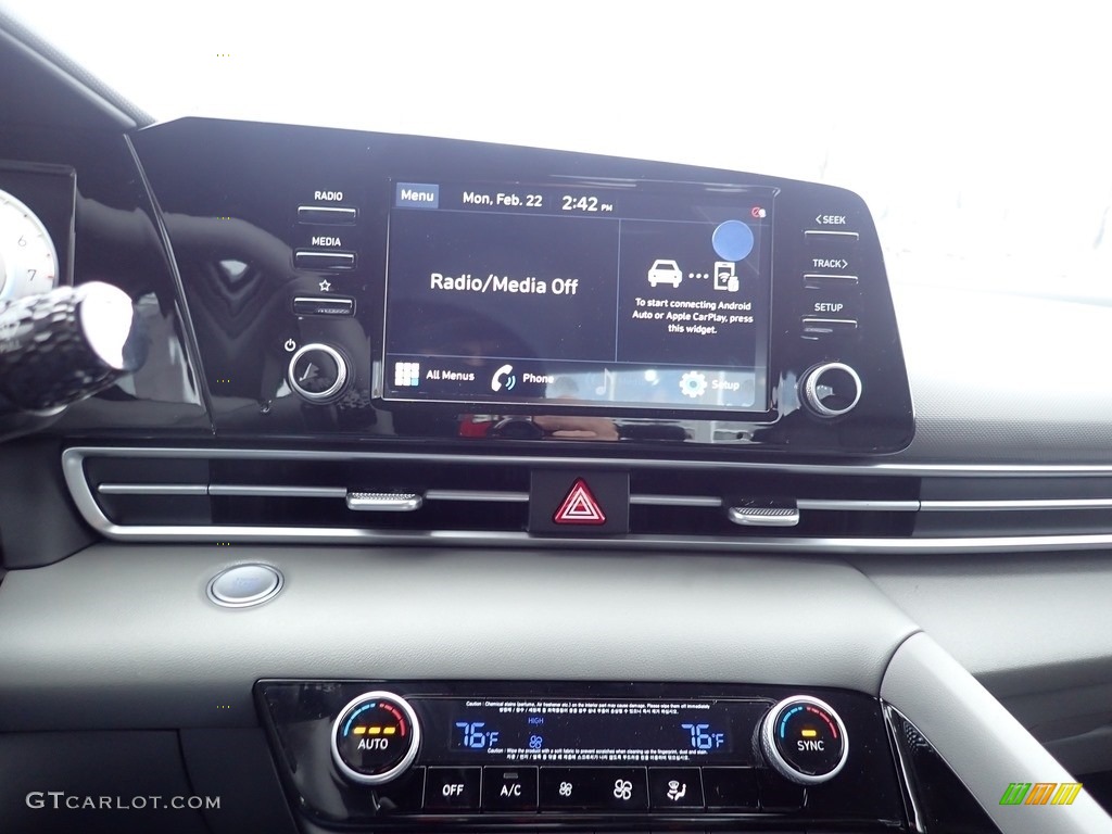 2021 Elantra SEL - Quartz White / Medium Gray photo #13