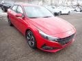 2021 Scarlet Red Pearl Hyundai Elantra Limited  photo #3