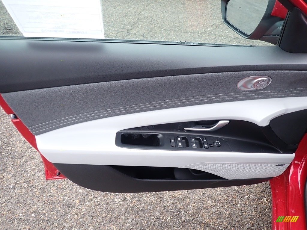 2021 Elantra Limited - Scarlet Red Pearl / Medium Gray photo #10