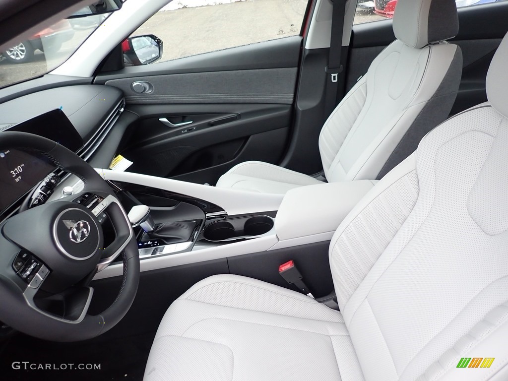 2021 Elantra Limited - Scarlet Red Pearl / Medium Gray photo #11