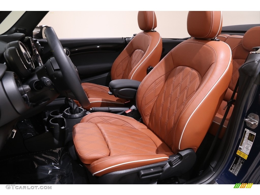 2017 Convertible Cooper S - Lapisluxury Blue / Chesterfield Leather/Malt Brown photo #6