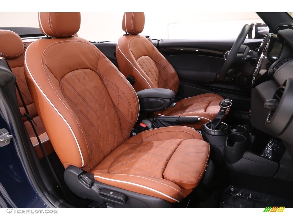 2017 Convertible Cooper S - Lapisluxury Blue / Chesterfield Leather/Malt Brown photo #17