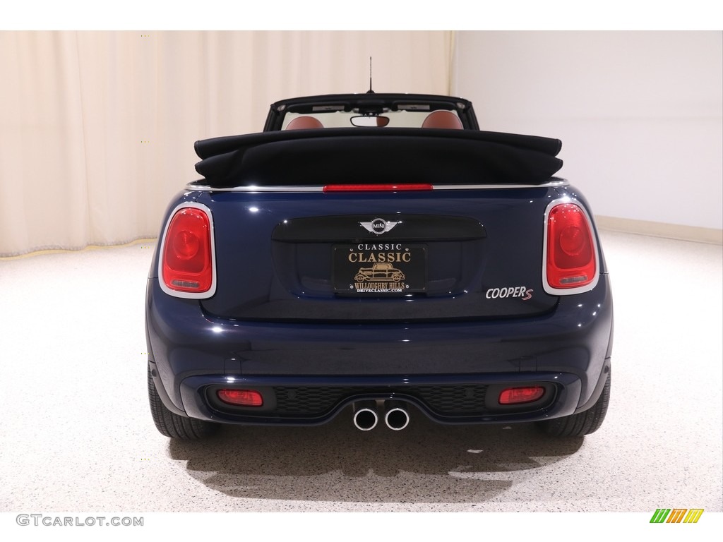 2017 Convertible Cooper S - Lapisluxury Blue / Chesterfield Leather/Malt Brown photo #20