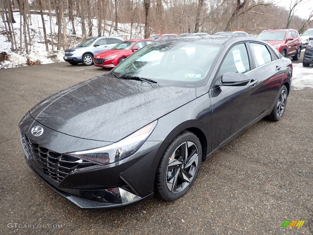 2021 Elantra SEL - Portofino Gray / Black photo #5