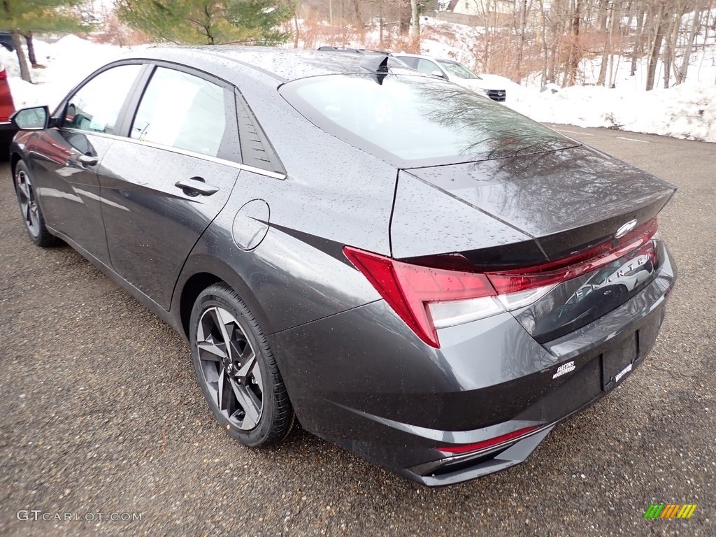 2021 Elantra SEL - Portofino Gray / Black photo #6