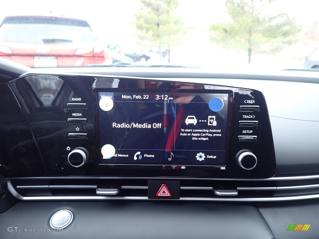 2021 Elantra SEL - Portofino Gray / Black photo #14