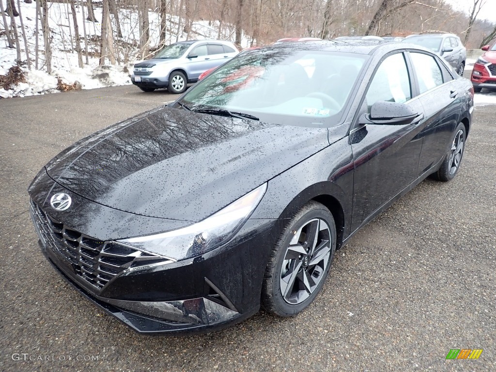 2021 Elantra SEL - Phantom Black / Medium Gray photo #5