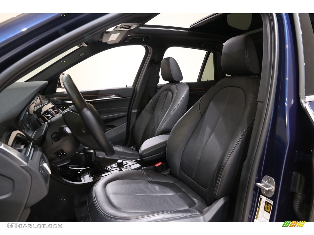 2018 X1 xDrive28i - Mediterranean Blue Metallic / Black photo #5