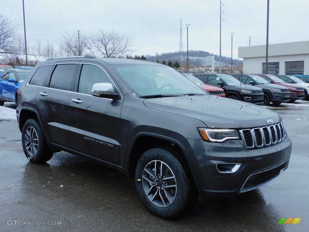 2021 Grand Cherokee Limited 4x4 - Granite Crystal Metallic / Light Frost Beige/Black photo #3