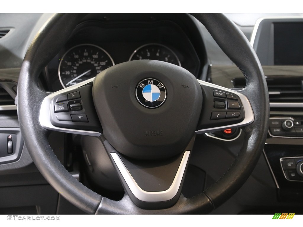 2018 X1 xDrive28i - Mediterranean Blue Metallic / Black photo #7