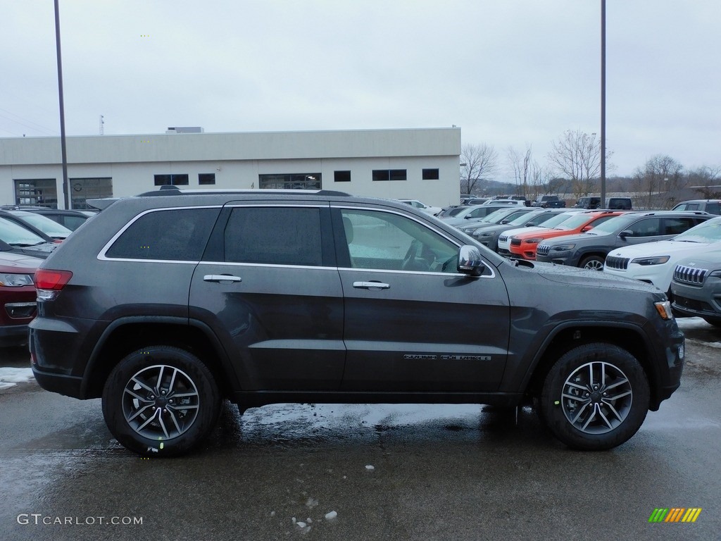 2021 Grand Cherokee Limited 4x4 - Granite Crystal Metallic / Light Frost Beige/Black photo #4