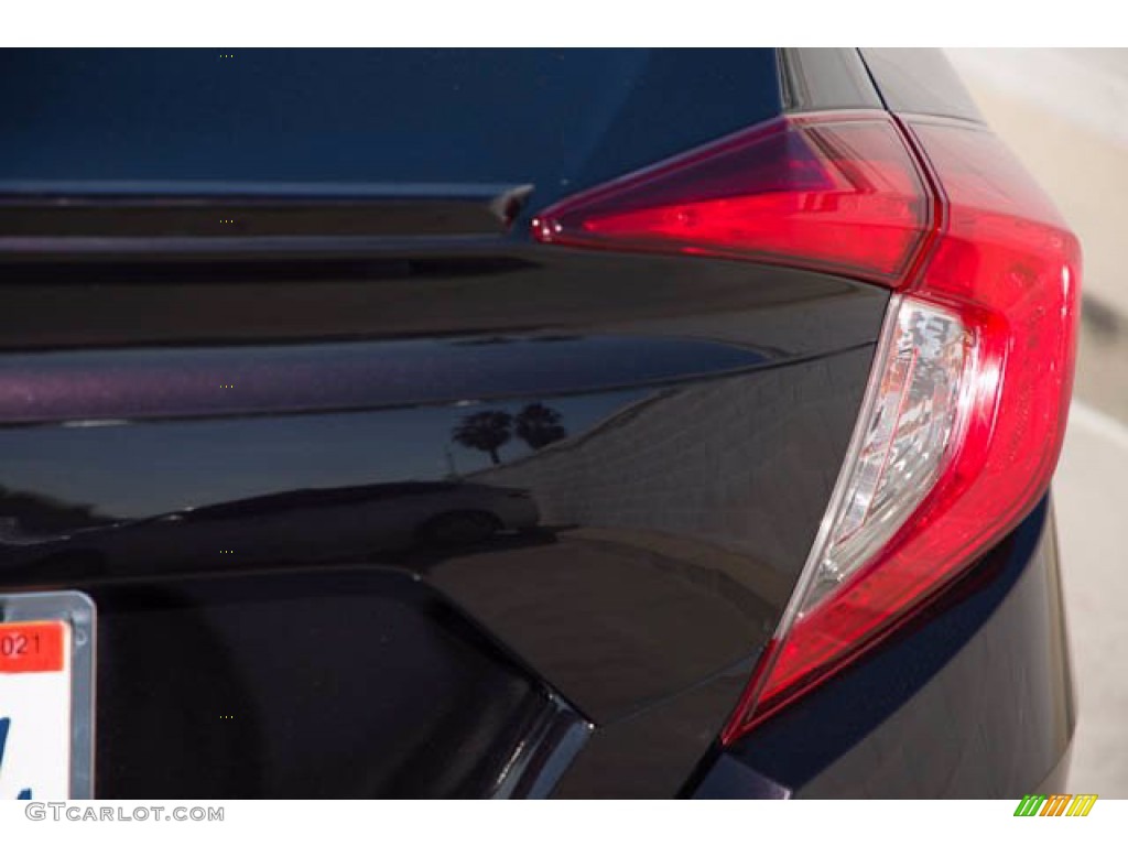 2017 Civic EX-T Sedan - Burgundy Night Pearl / Ivory photo #11