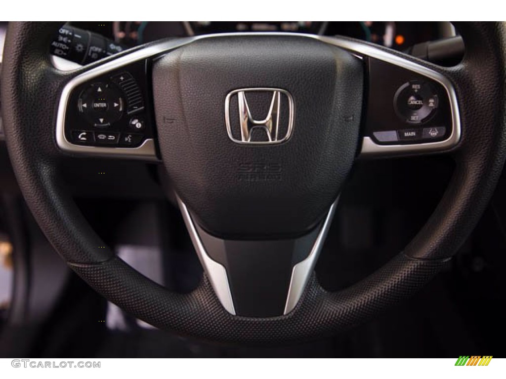 2017 Honda Civic EX-T Sedan Ivory Steering Wheel Photo #141164663