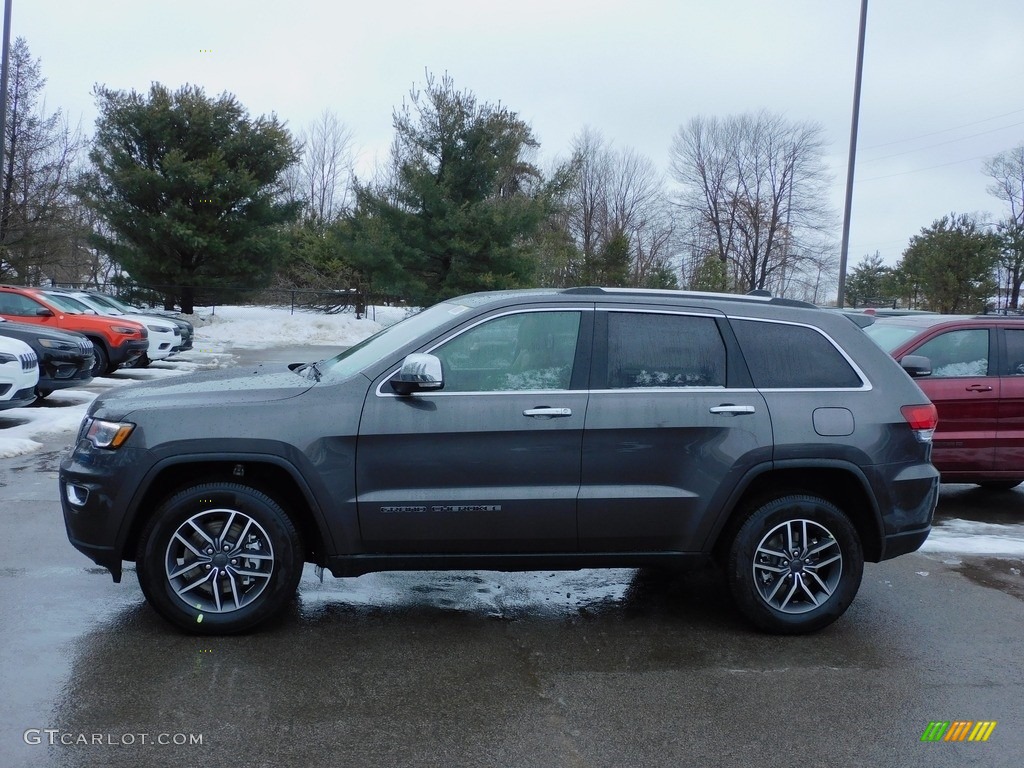 2021 Grand Cherokee Limited 4x4 - Granite Crystal Metallic / Light Frost Beige/Black photo #9
