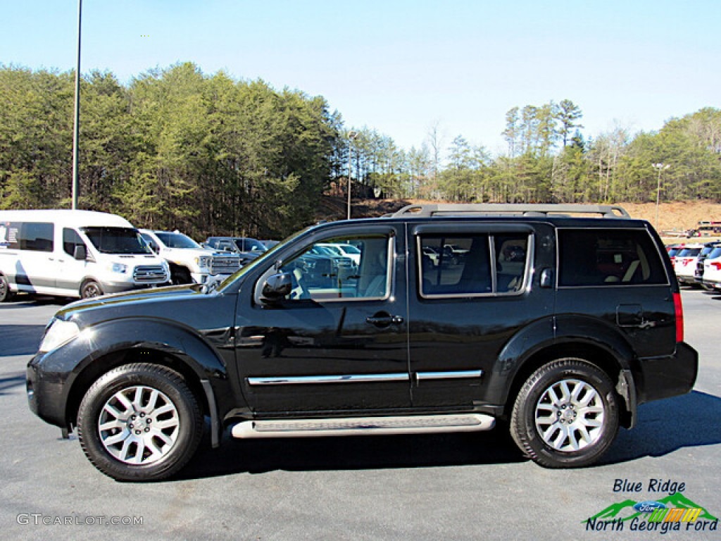2010 Pathfinder LE - Super Black / Cafe Latte photo #2