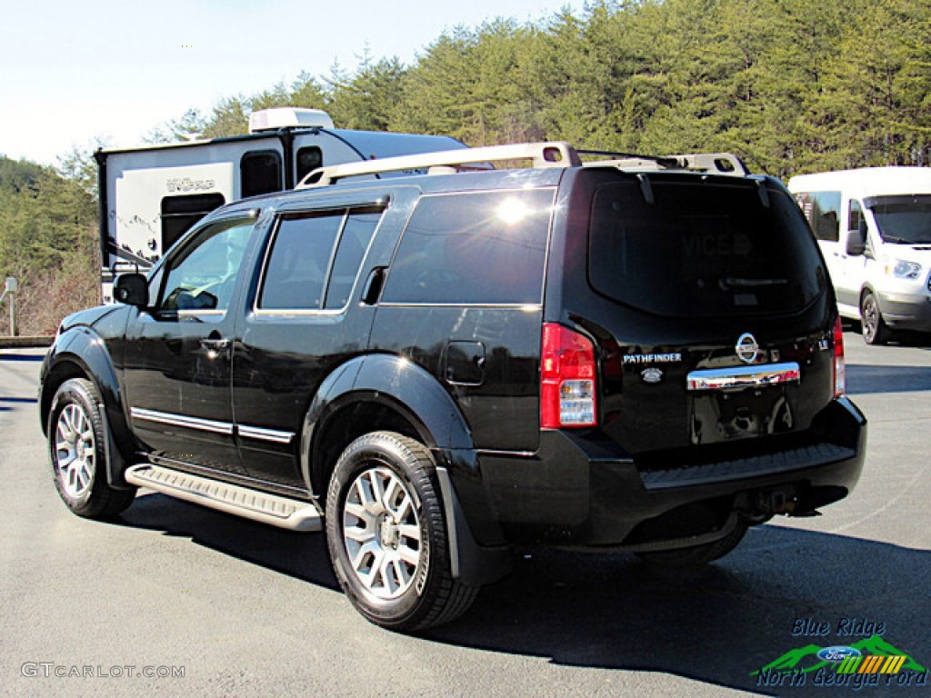 2010 Pathfinder LE - Super Black / Cafe Latte photo #3