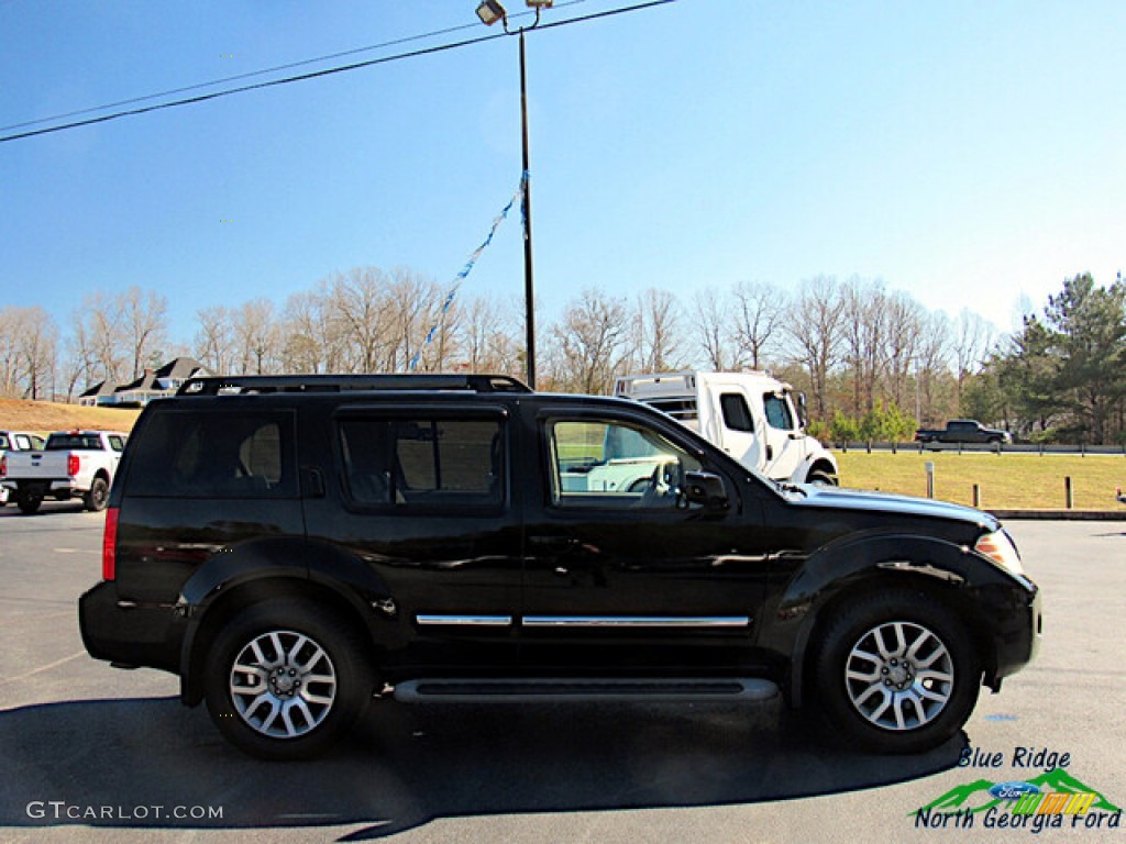 2010 Pathfinder LE - Super Black / Cafe Latte photo #6