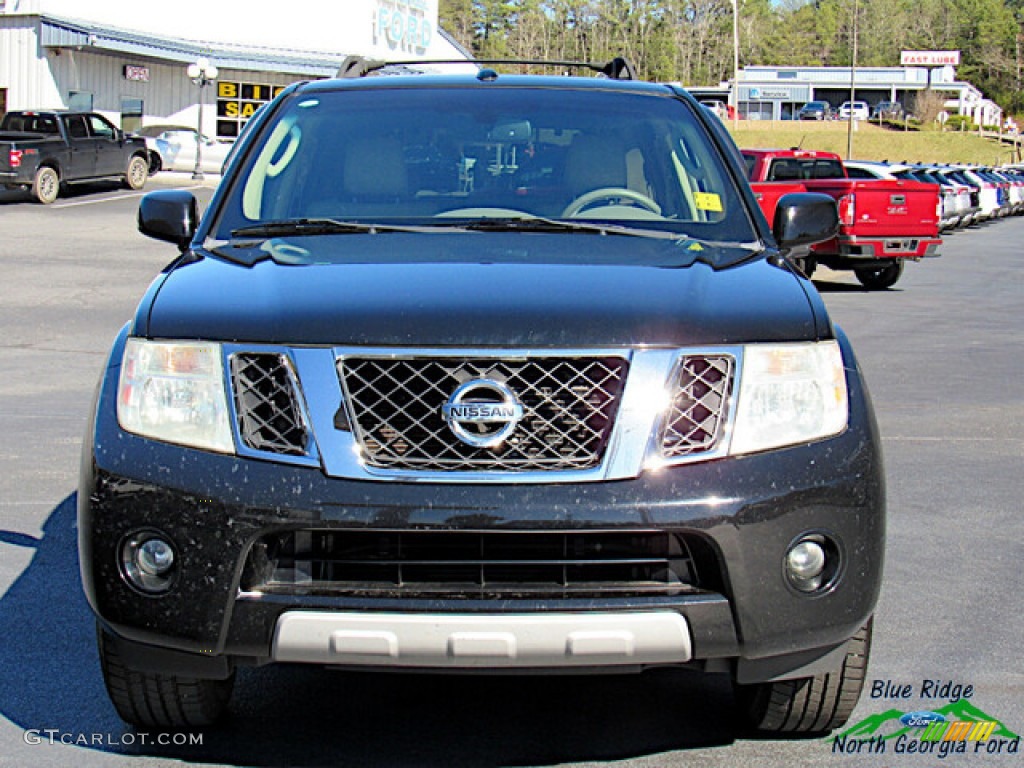 2010 Pathfinder LE - Super Black / Cafe Latte photo #8