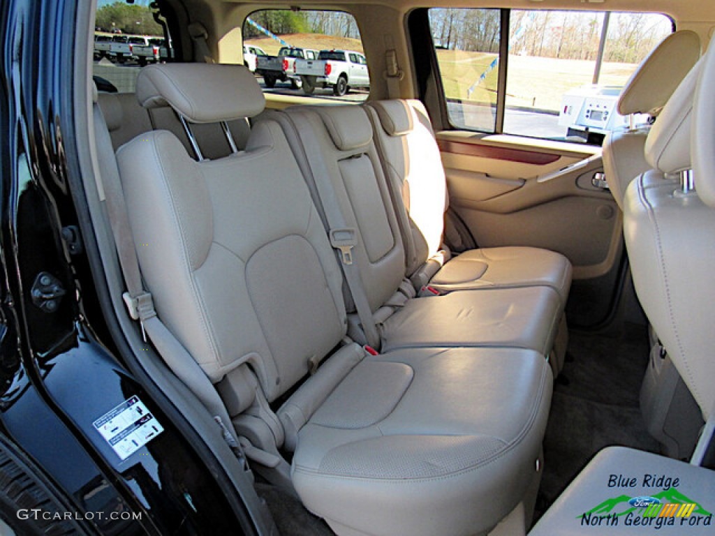 2010 Pathfinder LE - Super Black / Cafe Latte photo #13