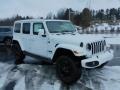 2021 Bright White Jeep Wrangler Unlimited High Altitude 4x4  photo #3