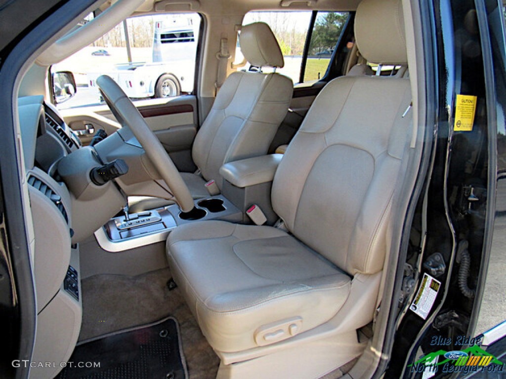 2010 Pathfinder LE - Super Black / Cafe Latte photo #16