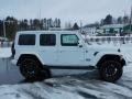 2021 Bright White Jeep Wrangler Unlimited High Altitude 4x4  photo #4