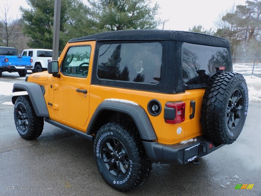 2021 Wrangler Willys 4x4 - Nacho / Black photo #8