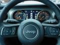 Black 2021 Jeep Wrangler Willys 4x4 Steering Wheel