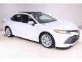 2018 Wind Chill Pearl Toyota Camry XLE V6  photo #1