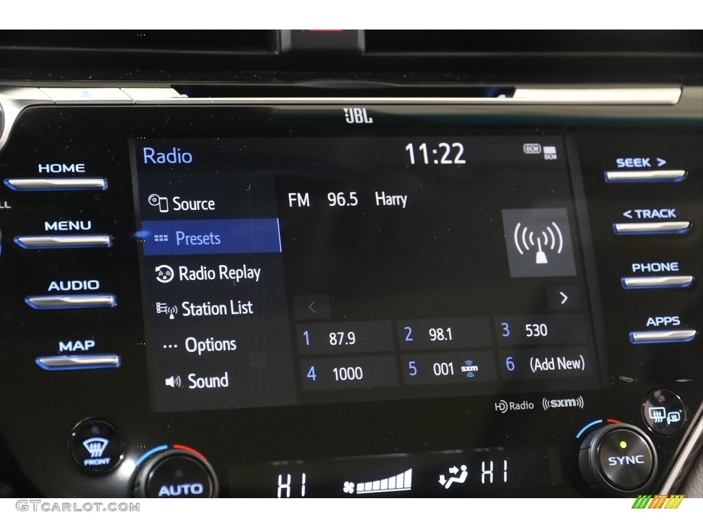 2018 Camry XLE V6 - Wind Chill Pearl / Ash photo #11