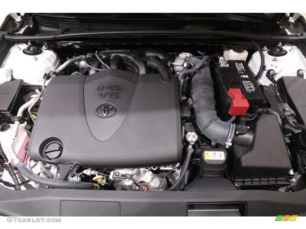 2018 Camry XLE V6 - Wind Chill Pearl / Ash photo #21