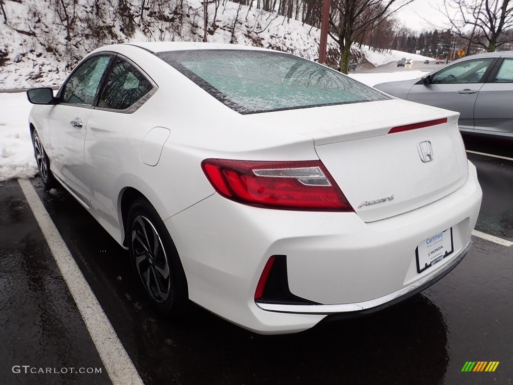 2017 Accord LX-S Coupe - White Orchid Pearl / Black photo #2