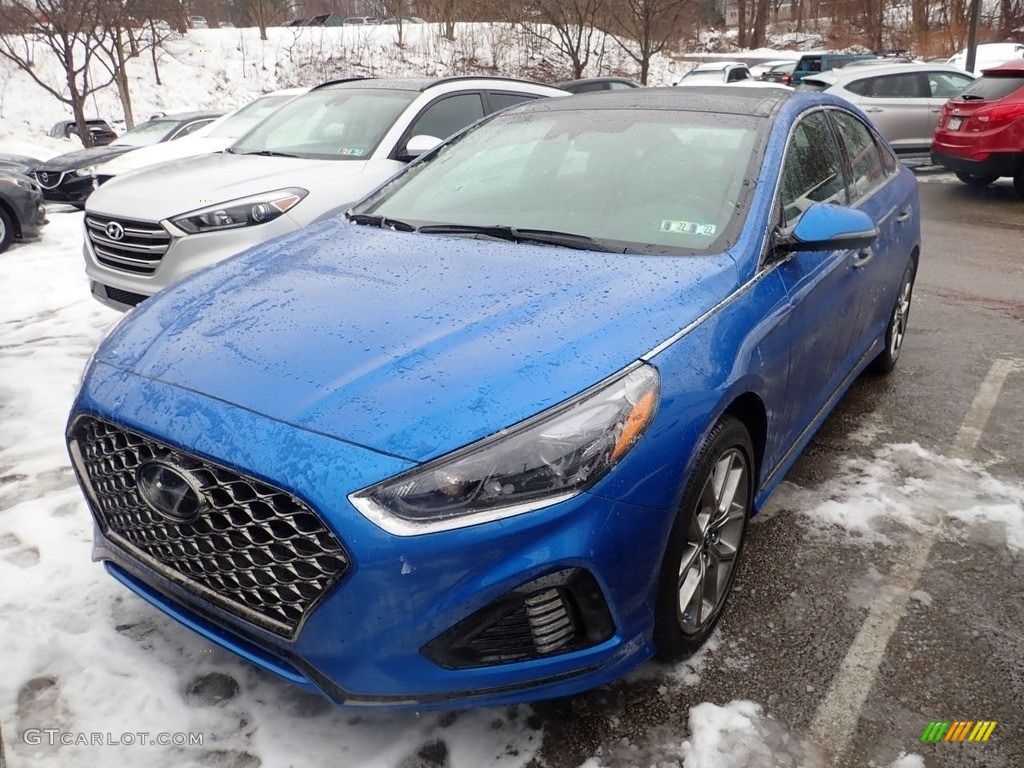 Electric Blue 2019 Hyundai Sonata Limited Exterior Photo #141167149