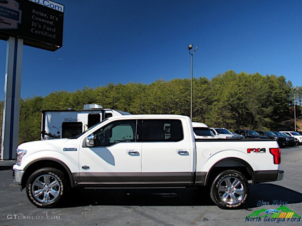 2020 F150 King Ranch SuperCrew 4x4 - Star White / King Ranch Kingsville/Java photo #2