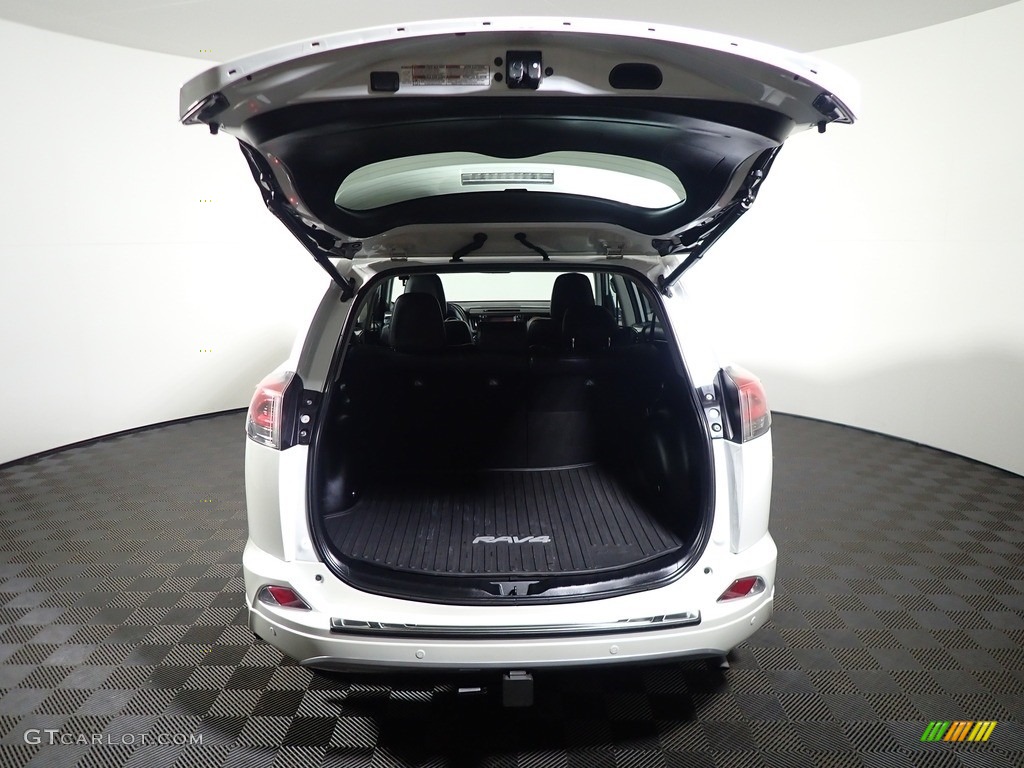 2017 RAV4 Platinum - Blizzard Pearl White / Black photo #17