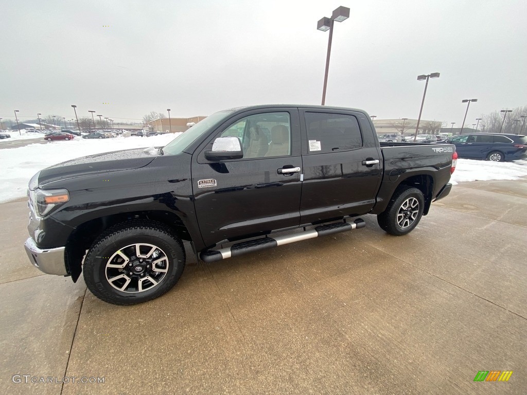 2021 Tundra 1794 CrewMax 4x4 - Midnight Black Metallic / 1794 Edition Brown/Black photo #1