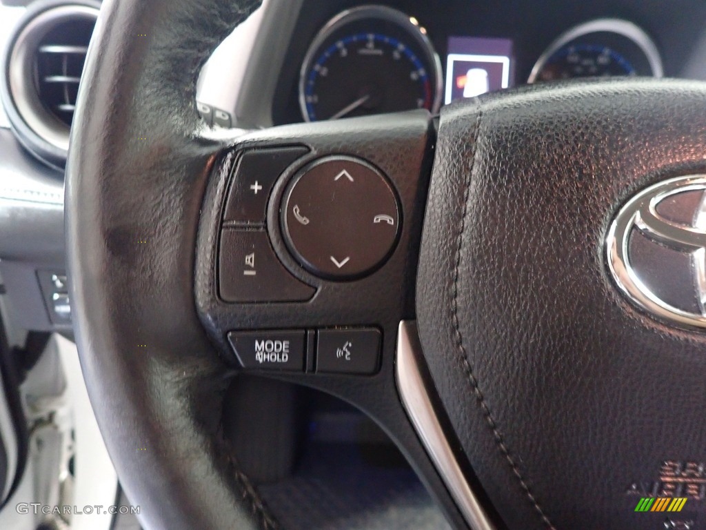 2017 RAV4 Platinum - Blizzard Pearl White / Black photo #33