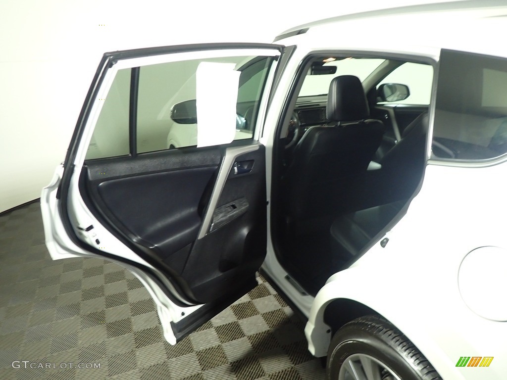 2017 RAV4 Platinum - Blizzard Pearl White / Black photo #38