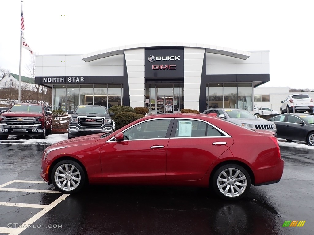 2018 ATS AWD - Red Obsession Tintcoat / Jet Black/Light Platinum photo #1