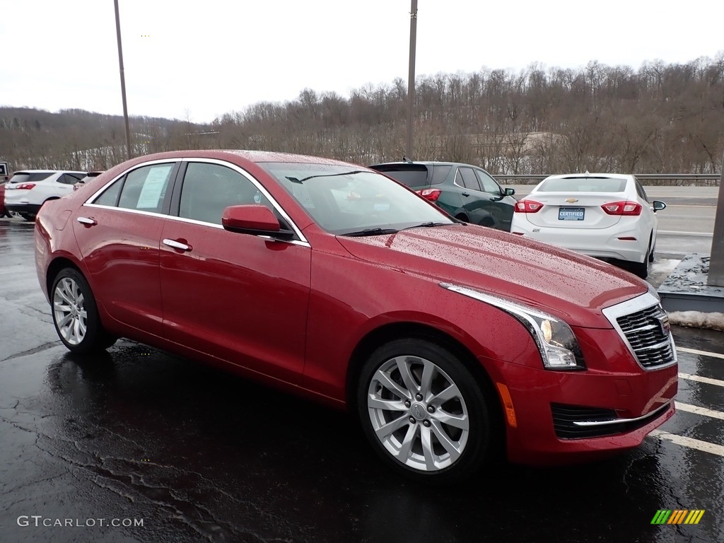 2018 ATS AWD - Red Obsession Tintcoat / Jet Black/Light Platinum photo #4