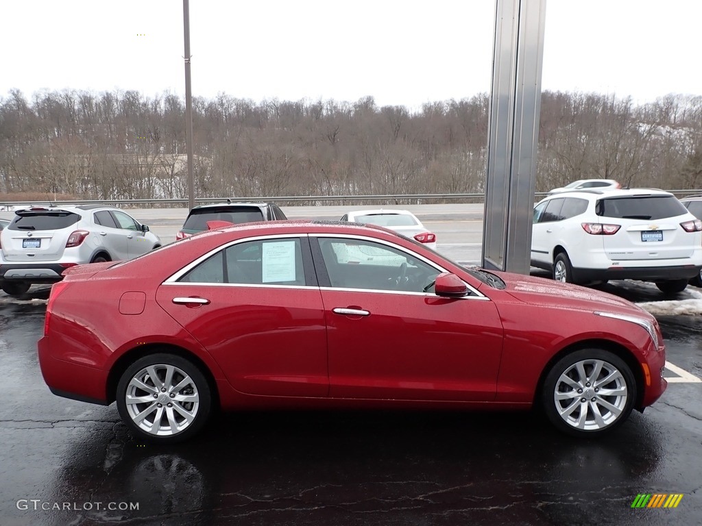 2018 ATS AWD - Red Obsession Tintcoat / Jet Black/Light Platinum photo #5