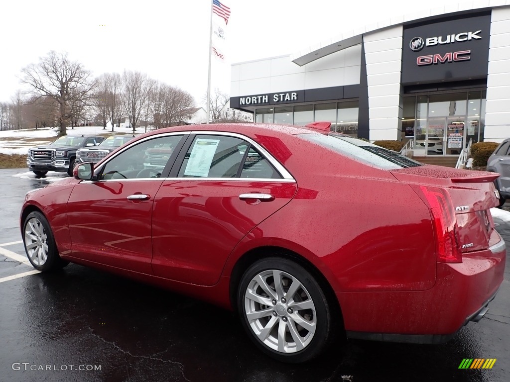 2018 ATS AWD - Red Obsession Tintcoat / Jet Black/Light Platinum photo #12